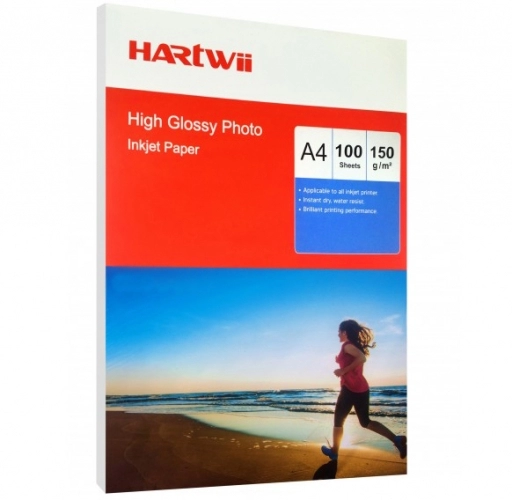 کاغذ فتوگلاسه هارتوی سایز A4 وزن 150 گرم 100 برگ کاغذ فتوگلاسه هارتوی سایز A4 وزن 150 گرم 100 برگ