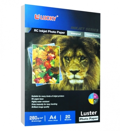 کاغذ لاستر لاکی سایز A4 وزن 260 گرم 20 برگ کاغذ لاستر لاکی سایز A4 وزن 260 گرم 20 برگ