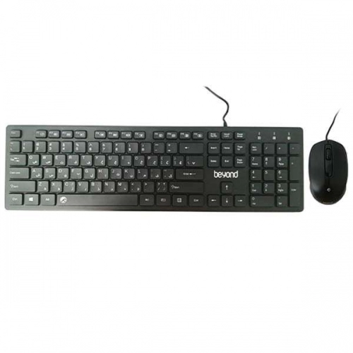 کیبورد و ماوس با سیم بیاند مدل BMK-4770 با حروف فارسی