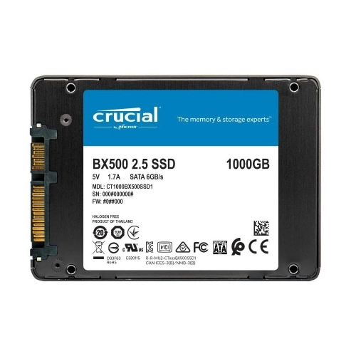 اس اس دی اینترنال کروشیال مدل BX500 ظرفیت 1 ترابایت