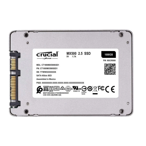 اس اس دی اینترنال کروشیال مدل MX500 ظرفیت 1 ترابایت اس اس دی اینترنال کروشیال مدل MX500 ظرفیت 1 ترابایت