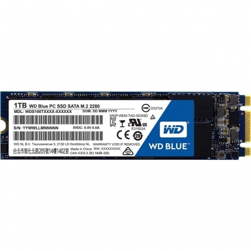 حافظه SSD وسترن دیجیتال مدل BLUE WDS100T1B0B ظرفیت 1 ترابایت حافظه SSD وسترن دیجیتال مدل BLUE WDS100T1B0B ظرفیت 1 ترابایت