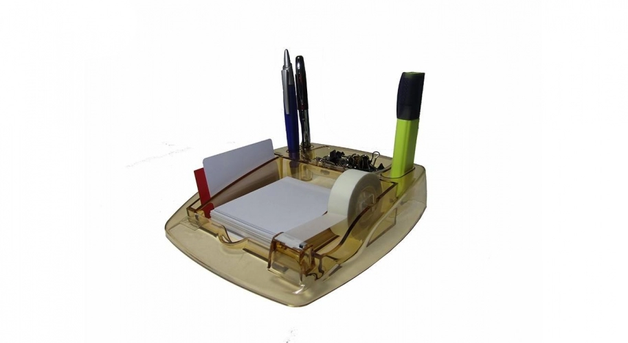 پایه چسب و جا کاغذی بلوری سنا پلاستیک مدل 501 پایه چسب و جا کاغذی بلوری سنا پلاستیک مدل 501