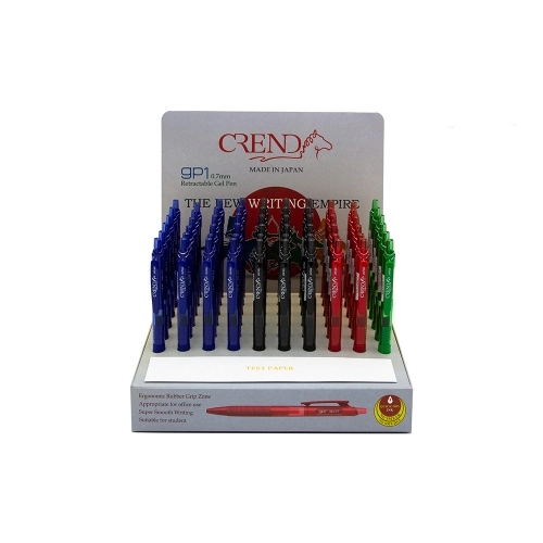 خودکار فشاری ژل کرند 4 رنگ مدل GP1 سایز 0.7 میلی متر رگلام 60 عددی