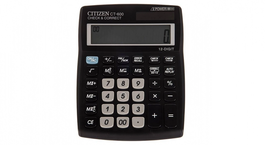 ماشین حساب سیتیزن مدل CT-600J ماشین حساب سیتیزن مدل CT-600J