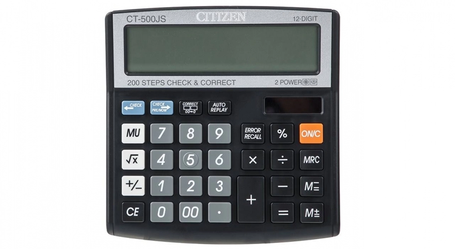 ماشین حساب سیتیزن مدل CT-500JS