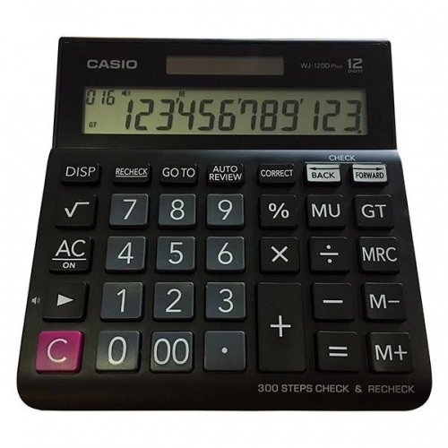 ماشین حساب کاسیو مدل WJ-120D Plus ماشین حساب کاسیو مدل WJ-120D Plus