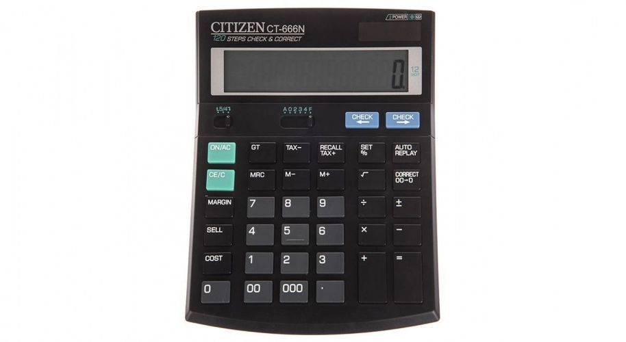 ماشین حساب سیتیزن مدل CT-666N