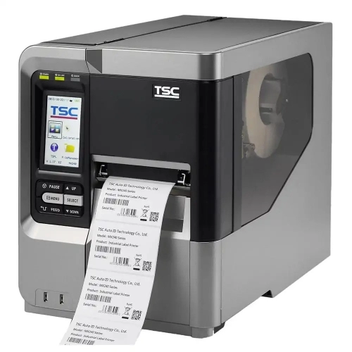 لیبل پرینتر صنعتی تی اس سی مدل MX240 با ریواندر