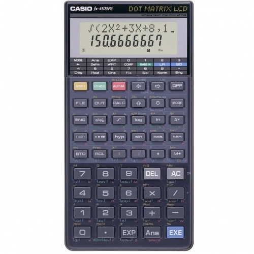 ماشین حساب مهندسی کاسیو مدل FX-4500PA ماشین حساب مهندسی کاسیو مدل FX-4500PA