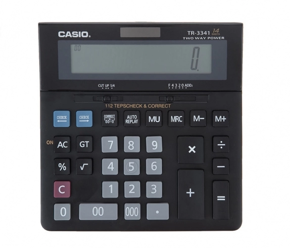 ماشین حساب کاسیو مدل TR-3341 ماشین حساب کاسیو مدل TR-3341