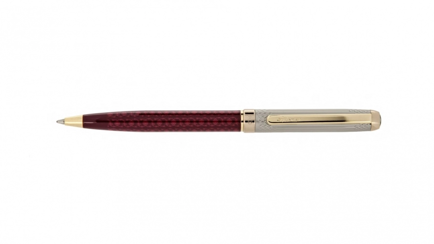 خودکار ایپلمات مدل Lord طرح نیمه قرمز لاکی نقره ای خودکار ایپلمات مدل Lord طرح نیمه قرمز لاکی نقره ای