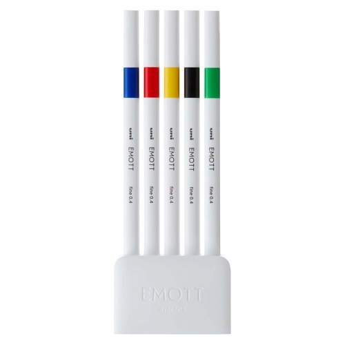 روان نویس یونی بال مدل Emott کد UN86975 بسته 5 عددی روان نویس یونی بال مدل Emott کد UN86975 بسته 5 عددی