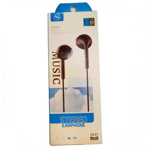 هندزفری یونیفا مدل U-19 رنگ مشکی