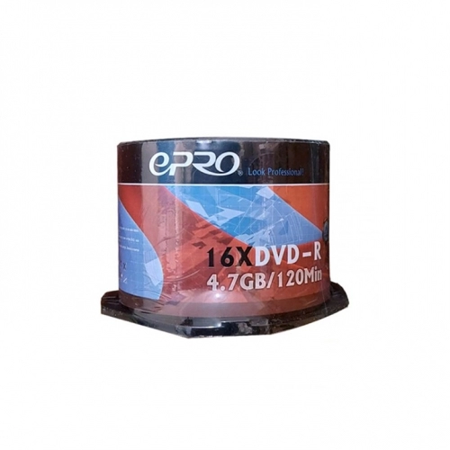 دی وی دی خام اپرو 16x بسته 50 عددی دی وی دی خام اپرو 16x بسته 50 عددی