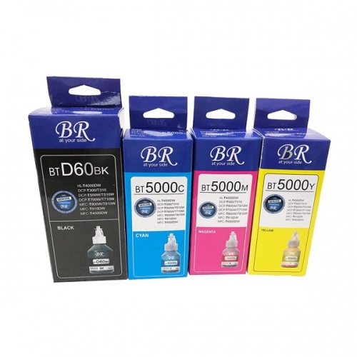 پک جوهر 4 رنگ برادر مدل BTD60-BT5000 پک جوهر 4 رنگ برادر مدل BTD60-BT5000