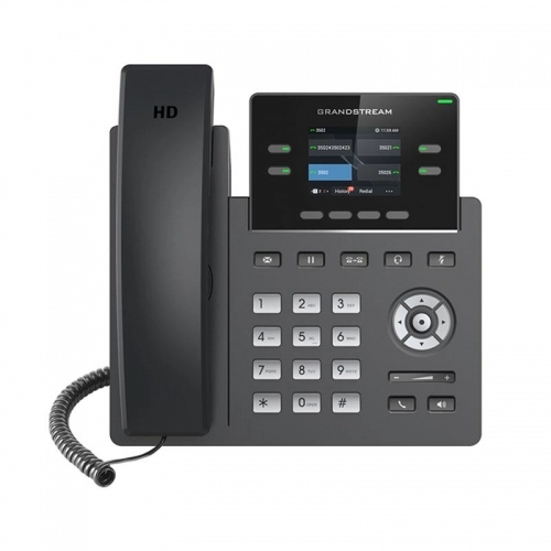 تلفن تحت شبکه گرنداستریم مدل GRP2612P با دو اکانت SIP تلفن تحت شبکه گرنداستریم مدل GRP2612P با دو اکانت SIP