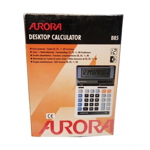 ماشین حساب رومیزی آرورا مدل B85 ماشین حساب رومیزی آرورا مدل B85