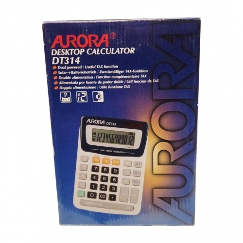ماشین حساب رومیزی آرورا مدل DT314 ماشین حساب رومیزی آرورا مدل DT314