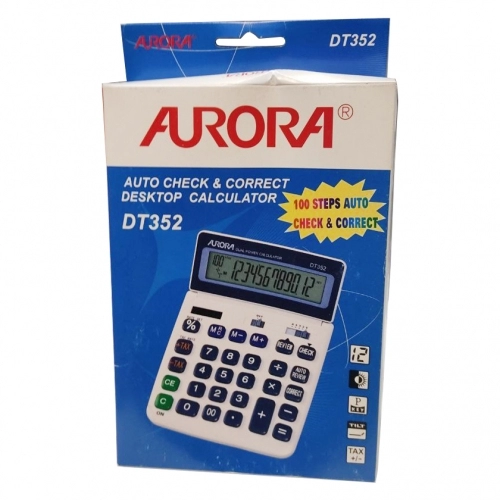 ماشین حساب رومیزی آرورا مدل DT352 ماشین حساب رومیزی آرورا مدل DT352