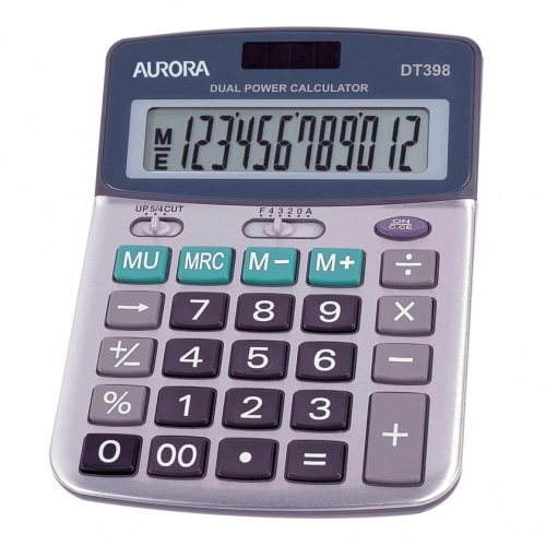 ماشین حساب رومیزی آرورا مدل DT398 ماشین حساب رومیزی آرورا مدل DT398