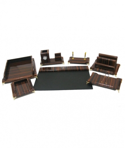 ست رومیزی آبنوس گیسو 7 تیکه با پایه مدل GT3000 ست رومیزی آبنوس گیسو 7 تیکه با پایه مدل GT3000