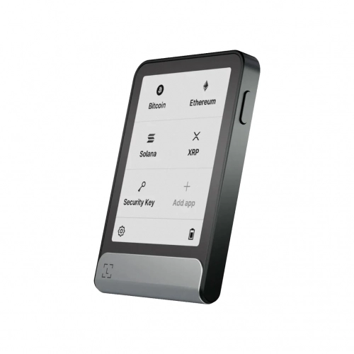 کیف پول سخت افزاری لجر مدل Flex با توکن بیت کوین 70 دلاری