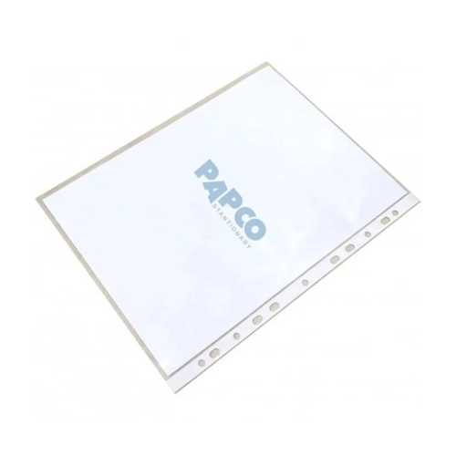 پوشه کیسه ای سوپر سایز A4 پاپکو بسته 100 عددی پوشه کیسه ای سوپر سایز A4 پاپکو بسته 100 عددی