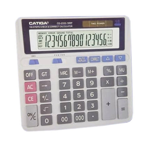 ماشین حساب کاتیگا مدل CD-2333-16RP ماشین حساب کاتیگا مدل CD-2333-16RP