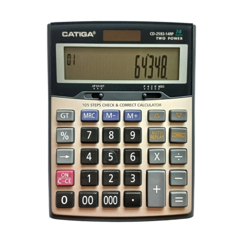 ماشین حساب کاتیگا مدل CD-2592-14 RP ماشین حساب کاتیگا مدل CD-2592-14 RP