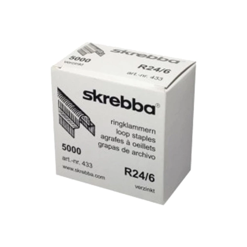 سوزن منگنه اسکربا لوپ R24/6 بسته 5000 عددی