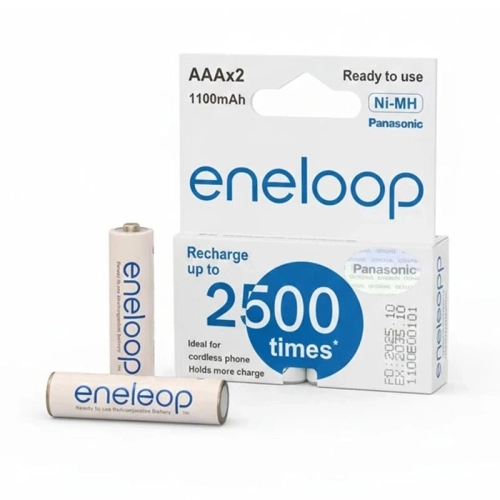 باتری نیم قلمی قابل شارژ تلفن بی سیم پاناسونیک مدل Eneloop 1100mAh