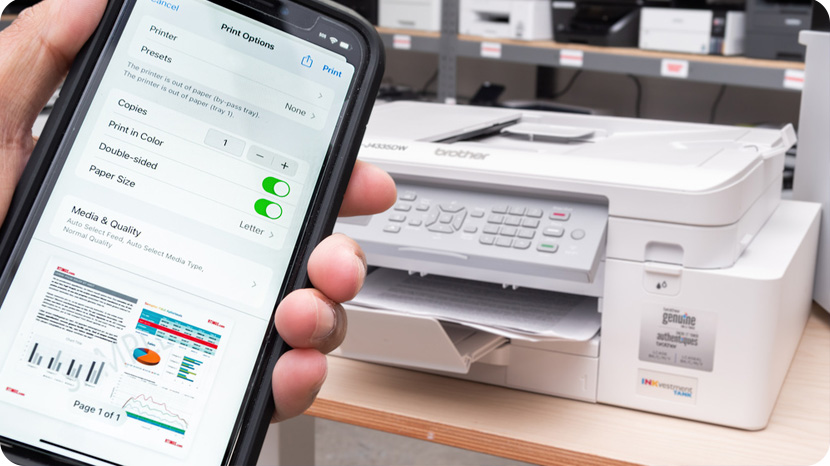 روش اتصال آیفون به پرینتر با Airprint