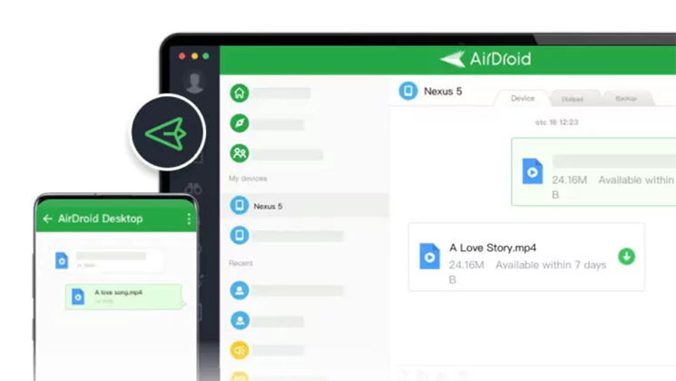 روش دوم: AirDroid